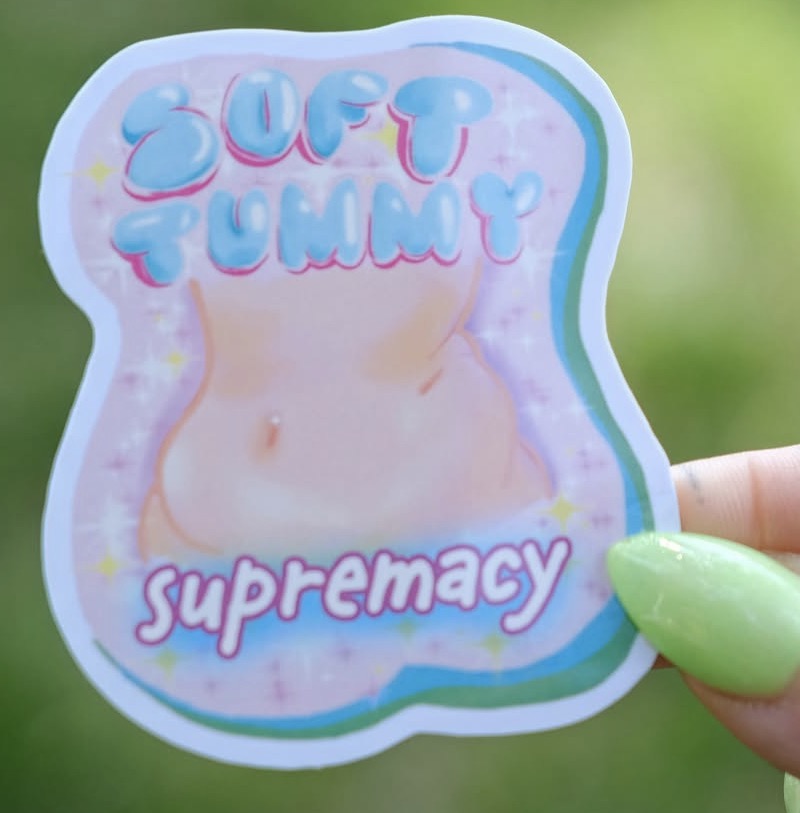 Soft Tummy Supremacy Sticker